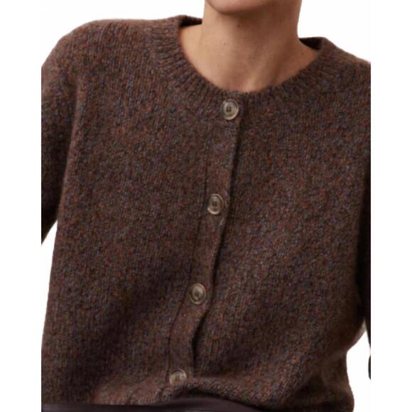 NEW W. CASHMERE phoebe cardigan in jay - Picture 2 of 2